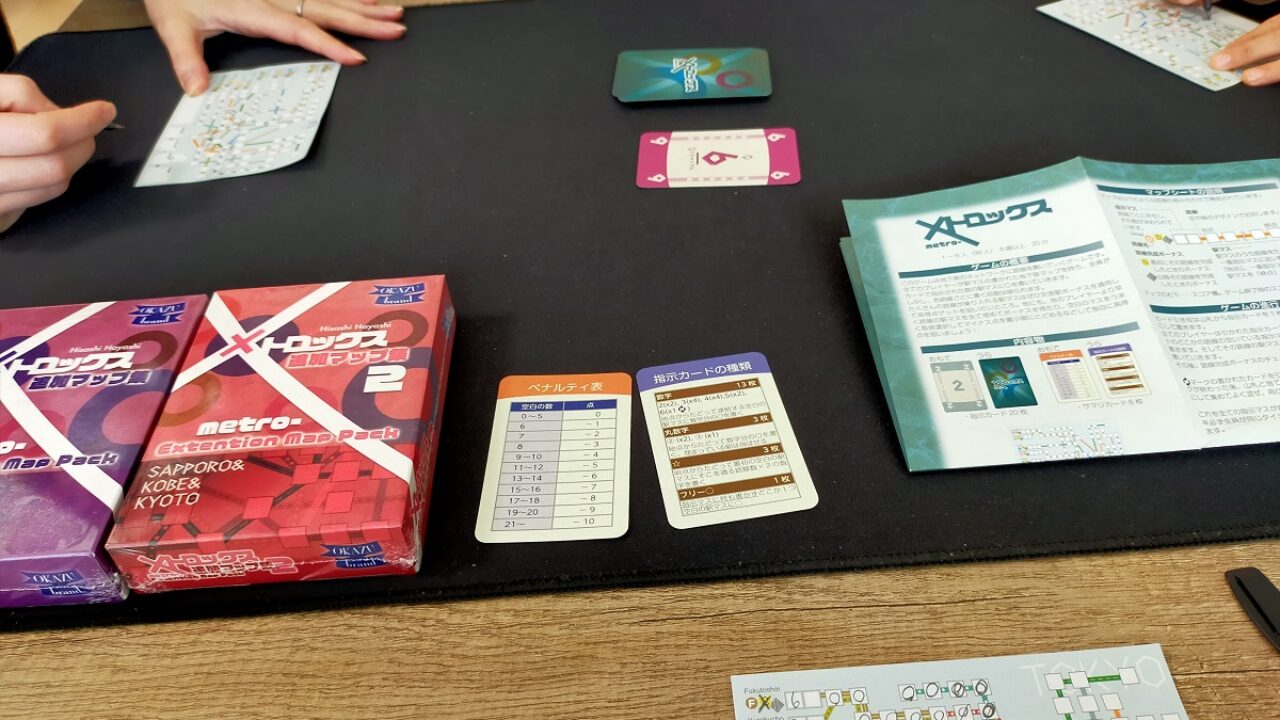 メトロックス/ MetoroX】ルール概要とレビュー：ボードゲーム