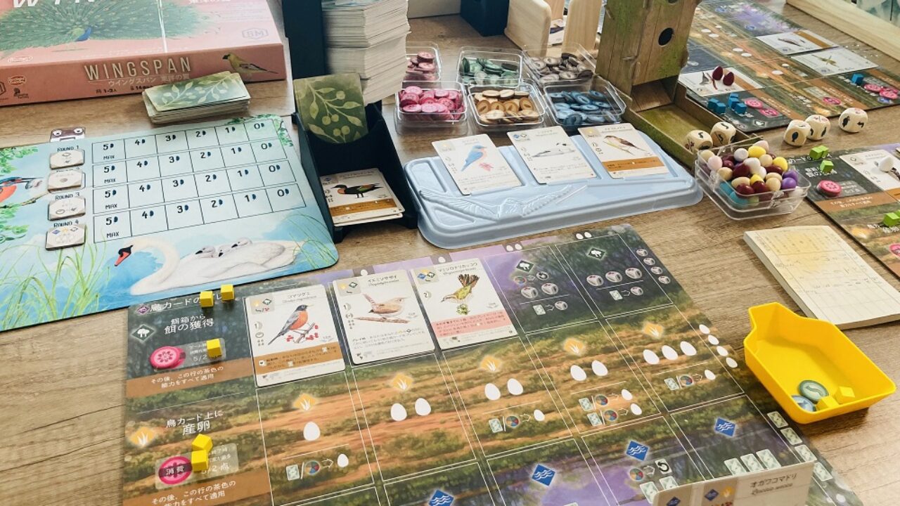 再評価シリーズ】ウイングスパン（Wingspan) | 新！ボードゲーム家族